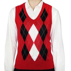NWT Argyle Sweater Vest Size S